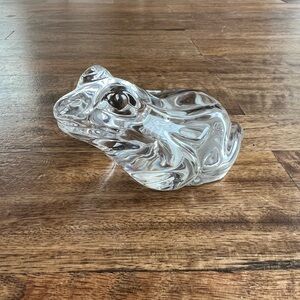 Princess House Crystal Frog Figurine
